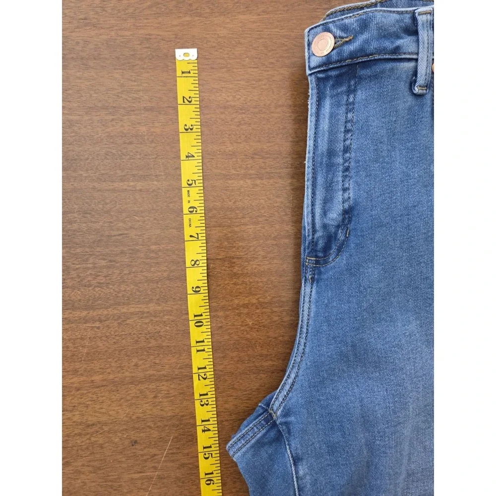 Lauren Conrad High Rise‎ Flare Jeans Sz 16 W Medium Light Wash